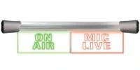 The Sonifex LD-40F20NA-MCL SignalLED range of illuminated RGB LED signs are a new range of signs designed for outside recording