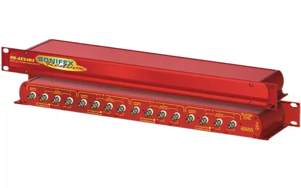 Sonifex RB-AES4B3 4-input AES/EBU to 12-output BNC Digital Distribution Amplifier
