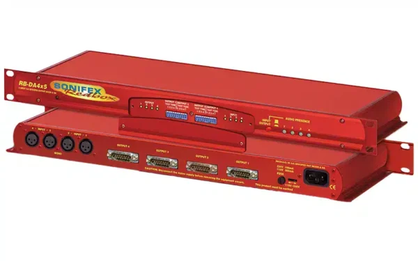 Sonifex RB-DA4x5 stereo audio distribution amplifier