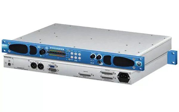The Sonifex RM-2S10 is a rack-mounted active monitor for reference listening and measurement. Based on the modern DSP technology and acoustic design.