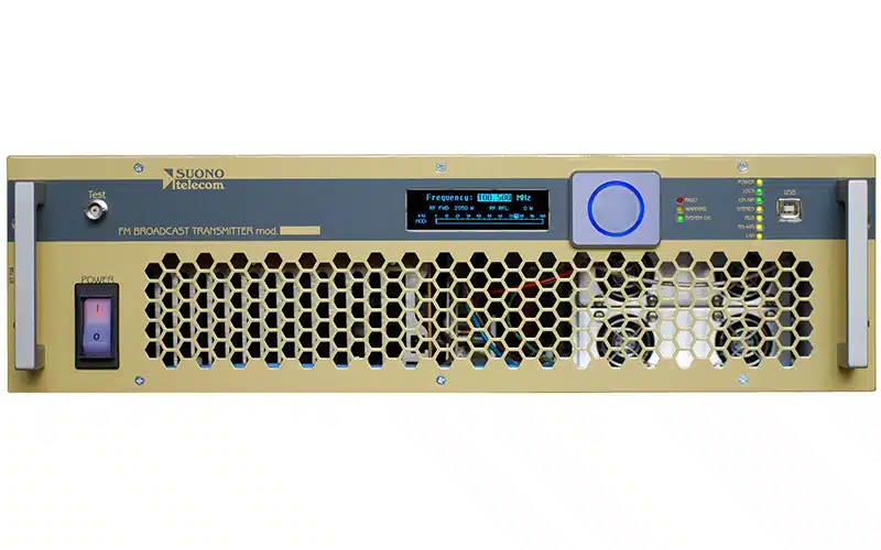 The SUONO ESVB2K FM transmitter is built for broadcasters who need high performance