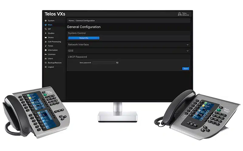 The Telos VXs VoIP System for TV is the ultimate next-generation phone system for modern television broadcasting.