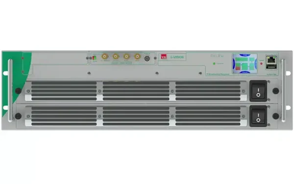 The TEM Dual-Cast 600 Watt Television Transmitter is a compact and highly efficient solution tailored for professional-grade broadcasting.
