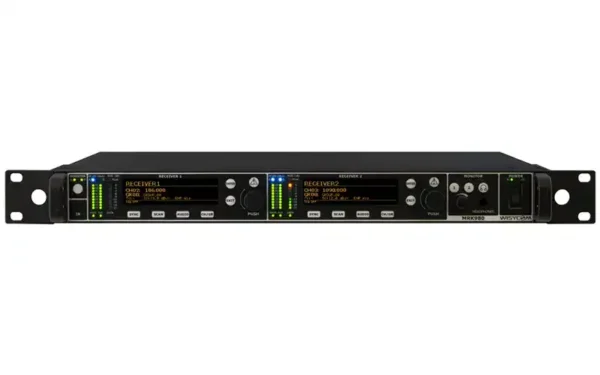 The Wisycom MRK980 is a state-of-the-art dual-channel ultra-wideband receiver