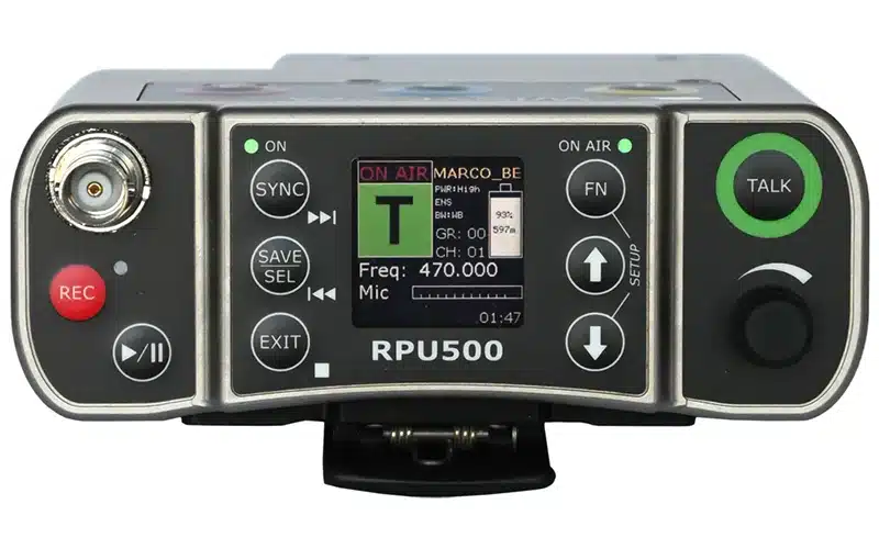 Wisycom RPU500 High-Power Full-Duplex Reporter Portable Unit