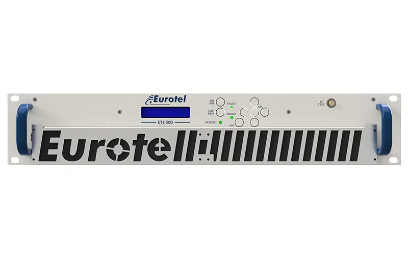 Eurotel ETL500 FM Broadcast Transmitter Front Panel