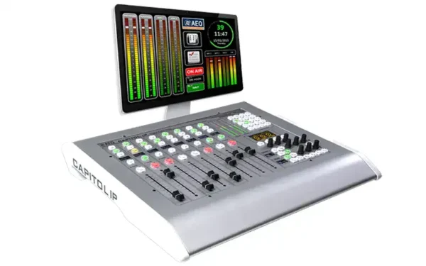aeq capitol ip digital audio mixing console