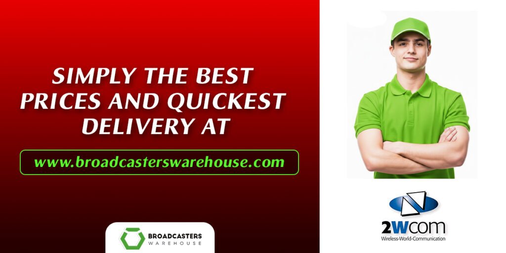 2WCOM broadcast equipment banner