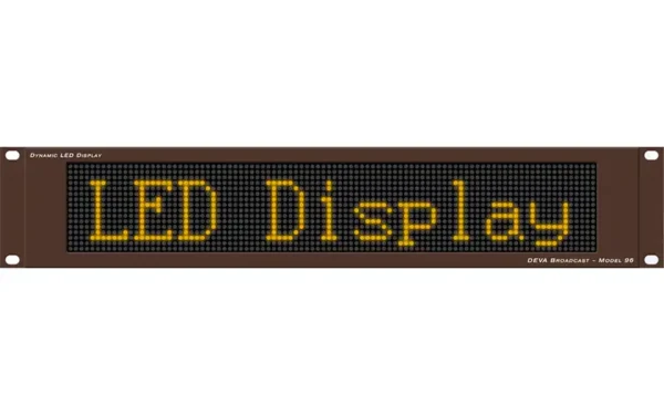 DEVA Model 96 LED display for generic messages front view