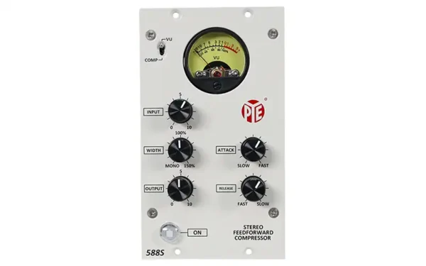 PYE 588S compressor front panel with VU meter and controls