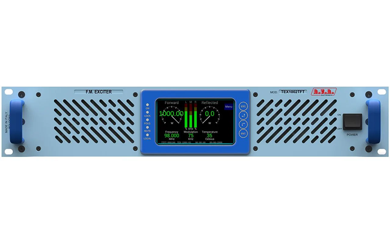 RVR TEX3003TFT Transmitter front panel