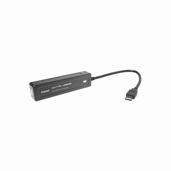 Biquad USB22 bidirectional USB-to-Dante audio interface
