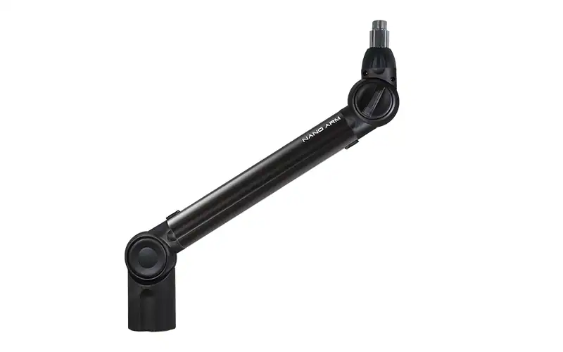 Biquad Nano Arm black compact articulated microphone stand