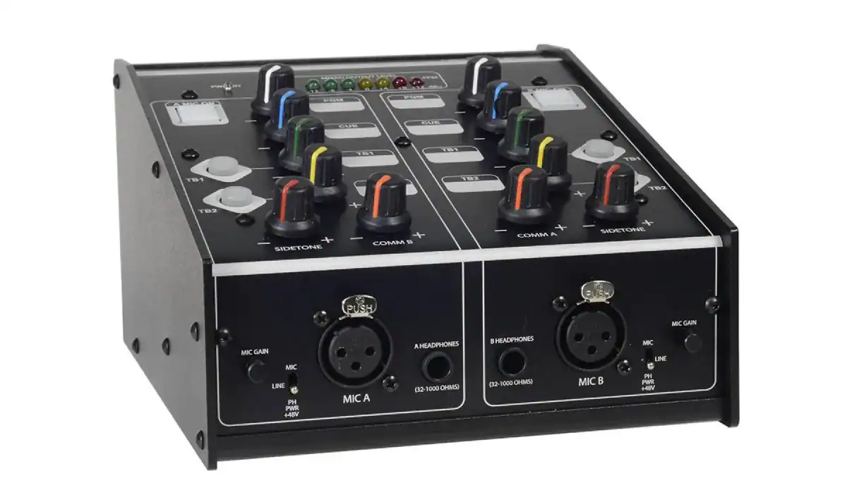 Glensound Express IP Mini X two-user Dante commentary unit