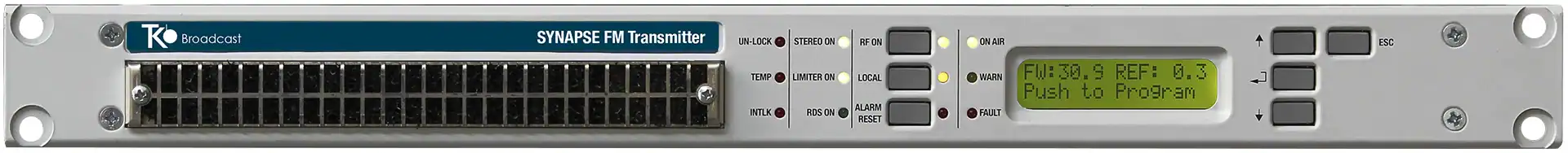 TEKO SYNAPSE 30W compact 1U FM transmitter