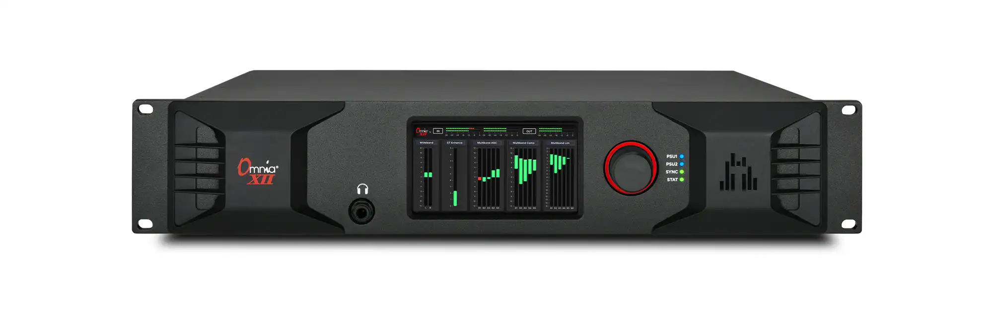 Omnia XII broadcast audio processor front panel